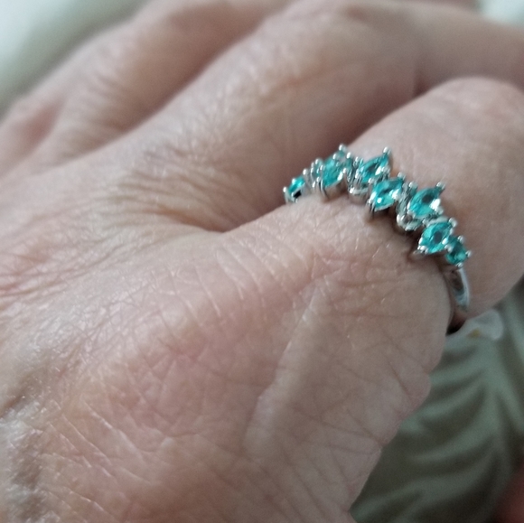 AQUAMARINE RING - Picture 4 of 6